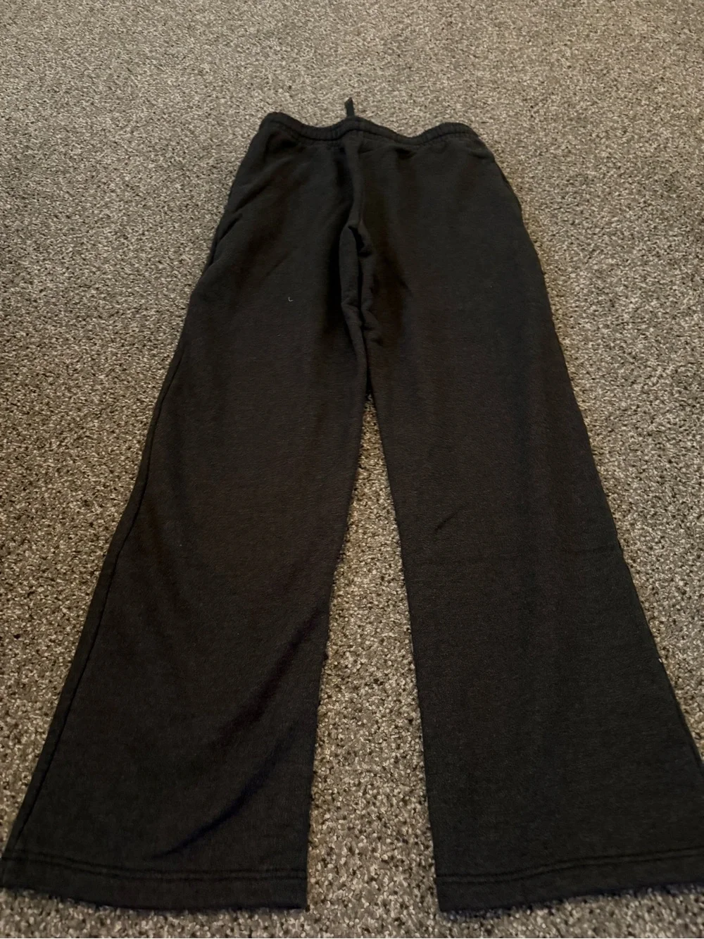 TALENTLESS Black Wide-Leg Drawstring Track Pants